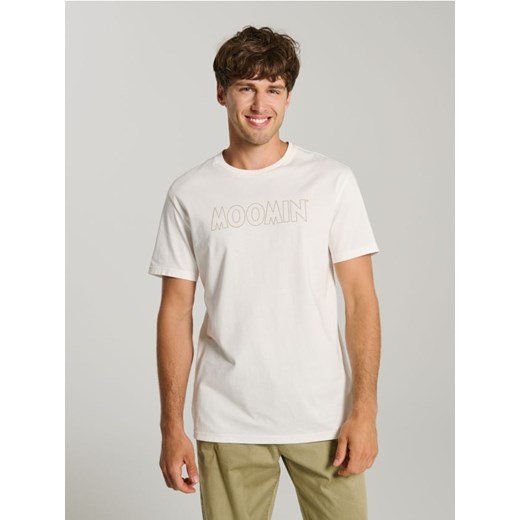 Sinsay - Koszulka The Moomins - kremowy ze sklepu Sinsay w kategorii T-shirty męskie - zdjęcie 180267280