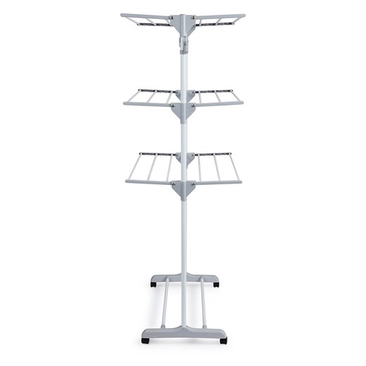 Lifa Living Suszarka w kolorze biało-szarym na pranie - 126 x 160 x 57 cm Lifa Living onesize Limango Polska okazyjna cena