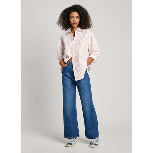 Pepe Jeans Koszula &quot;Artemisa&quot; w kolorze jasnoróżowo-białym ze sklepu Limango Polska w kategorii Koszule damskie - zdjęcie 180270352