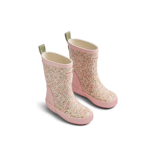 Wheat Kalosze &quot;Welly&quot; w kolorze jasnoróżowo-zielonym ze sklepu Limango Polska w kategorii Kalosze dziecięce - zdjęcie 180270982