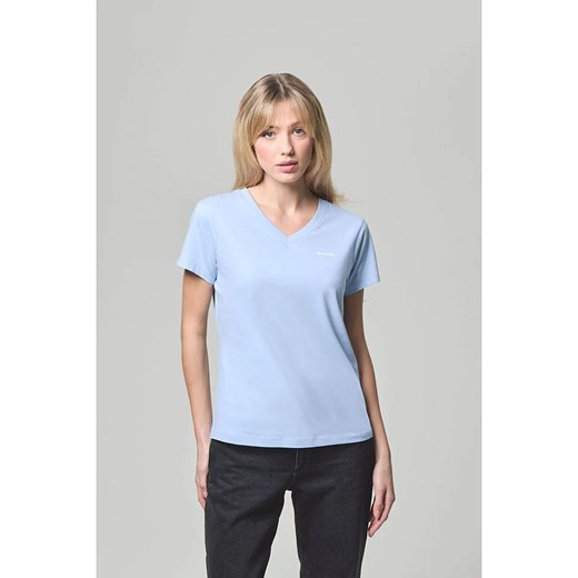 Bluzka damska Bench z krótkim rękawem z dekoltem w serek 
