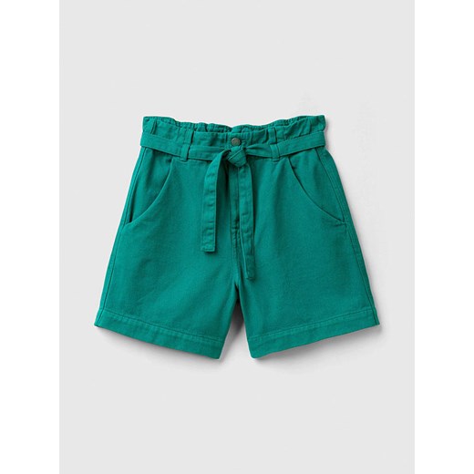 Szorty Benetton zielone letnie 