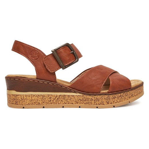 Sandały Rieker 63795-22 ze sklepu ccc.eu w kategorii Espadryle damskie - zdjęcie 180272602