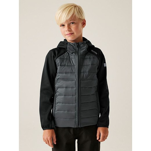 Regatta Kurtka hybrydowa &quot;HybridIX&quot; w kolorze szaro-czarnym ze sklepu Limango Polska w kategorii Kurtki chłopięce - zdjęcie 180272914