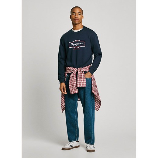 Pepe Jeans Bluza &quot;Daxton&quot; w kolorze granatowym ze sklepu Limango Polska w kategorii Bluzy męskie - zdjęcie 180273574