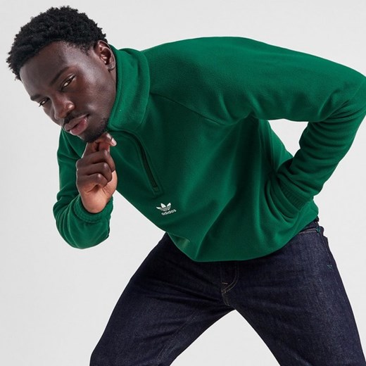 ADIDAS BLUZA ROZPINANA POLAR FLC HZ GREEN M okazja JD Sports