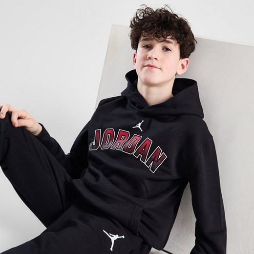 JORDAN BLUZA Z KAPTUREM FADE COLG OH BLK/RD B ze sklepu JD Sports  w kategorii Bluzy chłopięce - zdjęcie 180274034