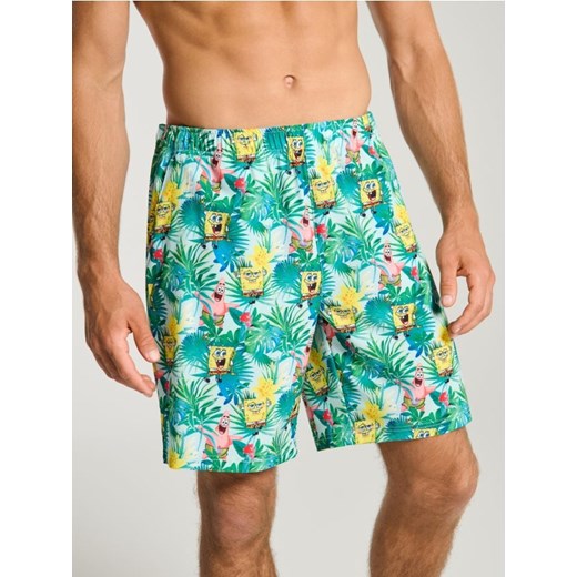 Sinsay - Szorty SpongeBob - wielobarwny ze sklepu Sinsay w kategorii Spodenki męskie - zdjęcie 180274500