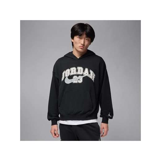 Męska bluza z kapturem z dzianiny dresowej o kroju oversize Jordan MVP - Czerń ze sklepu Nike poland w kategorii Bluzy męskie - zdjęcie 180274584