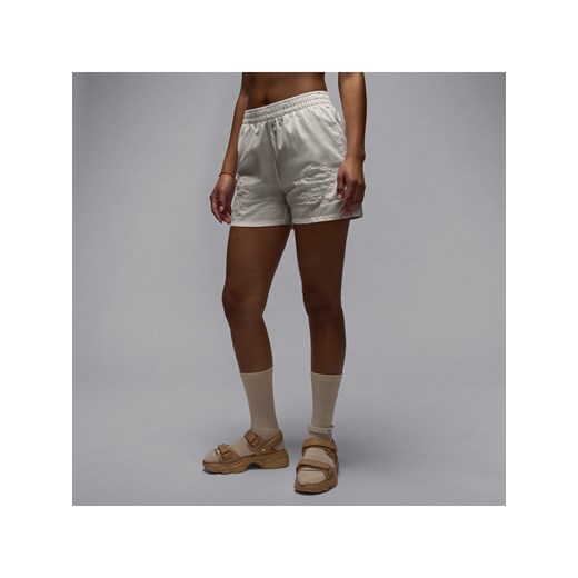 Damskie spodenki z tkaniny Jordan - Biel ze sklepu Nike poland w kategorii Szorty - zdjęcie 180274731