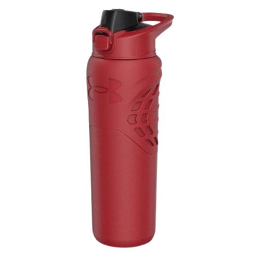 Bidon Under Armour UA 24oz Command Red/Red 700 ml - czerwony ze sklepu Sportstylestory.com w kategorii Bidony i butelki - zdjęcie 180275611