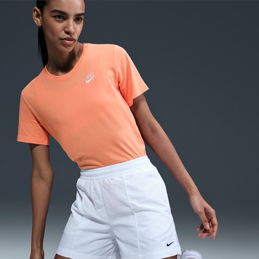 T-shirt damski Nike Sportswear Club Essentials - Pomarańczowy Nike M (EU 40-42) Nike poland