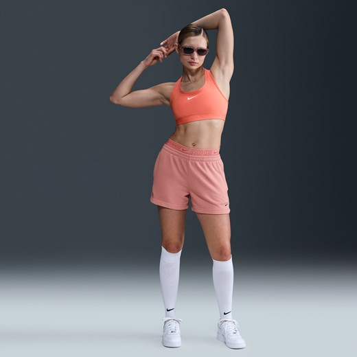 Damskie spodenki ze średnim stanem 10 cm Nike Sportswear Chill Terry - Różowy Nike S (EU 36-38) Nike poland