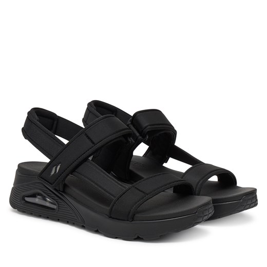 Sandały Skechers Uno-Summer Stand2 119813/BBK Czarny Skechers 37 promocyjna cena eobuwie.pl