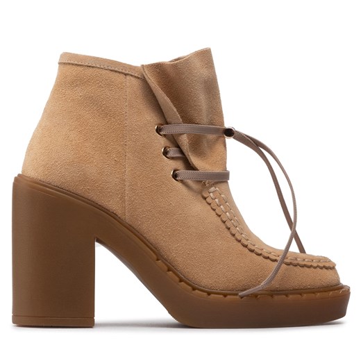 Botki Simple SL-34-02-000074 Beżowy Simple 36 eobuwie.pl
