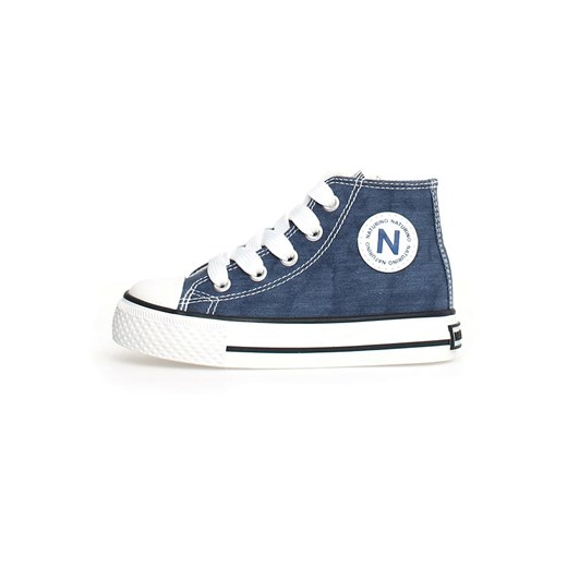 Naturino Sneakersy &quot;Ylfas&quot; w kolorze granatowym ze sklepu Limango Polska w kategorii Trampki dziecięce - zdjęcie 180278902