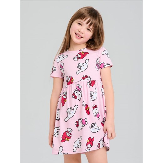 Sinsay - Sukienka Hello Kitty - różowy ze sklepu Sinsay w kategorii Sukienki dziewczęce - zdjęcie 180283302