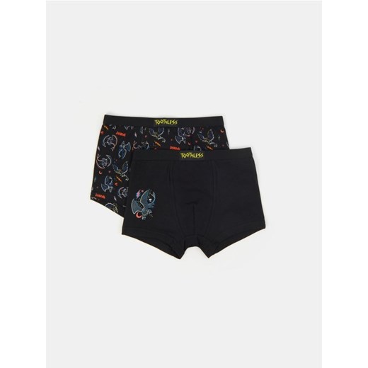 Sinsay - Bokserki 2 pack How to train your dragon - wielobarwny ze sklepu Sinsay w kategorii Majtki dziecięce - zdjęcie 180283310