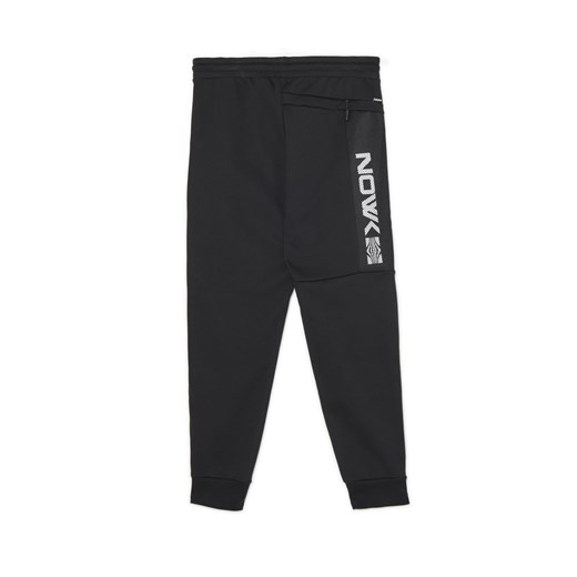 Cropp - Dresowe joggery z siateczkowymi wstawkami - czarny Cropp L Cropp