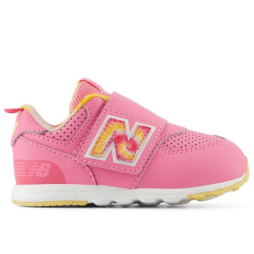 Buty dziecięce New Balance NW574KP - różowe ze sklepu streetstyle24.pl w kategorii Buty sportowe dziecięce - zdjęcie 180285633