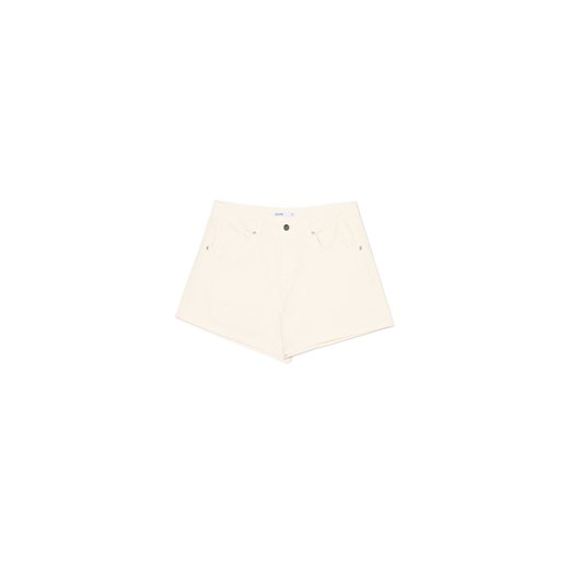 Cropp - Kremowe szorty regular - kremowy ze sklepu Cropp w kategorii Szorty - zdjęcie 180286381