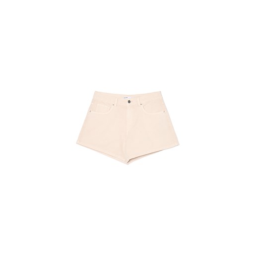 Cropp - Beżowe szorty regular - beżowy ze sklepu Cropp w kategorii Szorty - zdjęcie 180286384