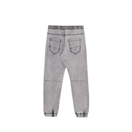 Cropp - Jeansy jogger z ozdobnymi przeszyciami - jasny szary Cropp 34/32 Cropp