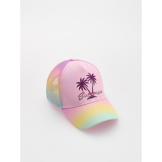 Reserved - Kolorowa czapka z nadrukiem - wielobarwny Reserved 5-9 lat Reserved