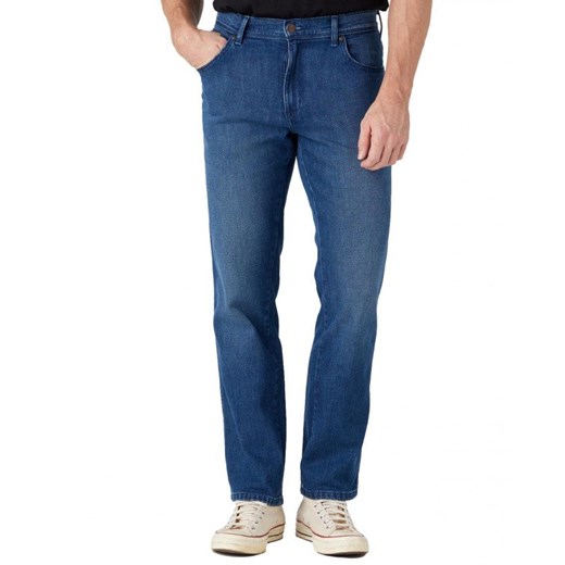 WRANGLER TEXAS MĘSKIE SPODNIE JEANSOWE JEANSY DZWONY LEON BLUE W121AG42B 112329006 ze sklepu YouNeedit.pl w kategorii Jeansy męskie - zdjęcie 180289092