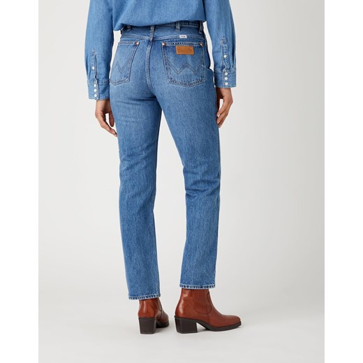 DAMSKIE SPODNIE JEANSOWE WRANGLER WILD WEST BLUEBELL W2H249332 112141312 Wrangler W28 L32 YouNeedit.pl