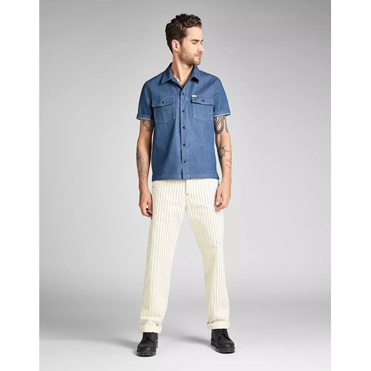 LEE SS SERVICE SHIRT MĘSKA KOSZULA JEANSOWA WASHED BLUE L93GMS36 112124160 Lee M YouNeedit.pl