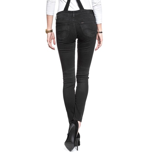 DAMSKIE OGRODNICZKI LEE SKINNY BIB CHARCOAL BLACK L39ELCLP Lee M YouNeedit.pl