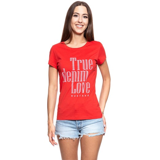 MUSTANG T SHIRT DAMSKI Alexia C Print Molten Lava 1008971 7179 ze sklepu YouNeedit.pl w kategorii Bluzki damskie - zdjęcie 180289334