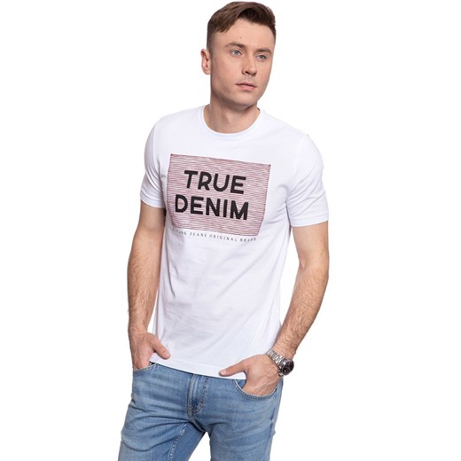 T-SHIRT MĘSKI MUSTANG ALEX C PRINT 1009946 2045 ze sklepu YouNeedit.pl w kategorii T-shirty męskie - zdjęcie 180289402