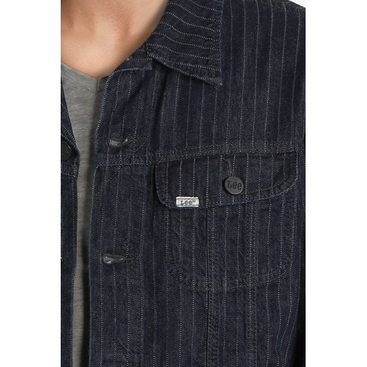 KURTKA PRZEJŚCIOWA MĘSKA LEE PINSTRIPE RIDER JACKET INDIGO L89ZEJCA 112123959 Lee M YouNeedit.pl