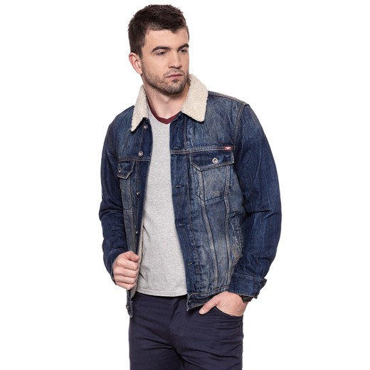 MUSTANG New York Shearling MĘSKA KURTKA SHERPA JEANSOWA DENIM BLUE 1006704 5000 984 ze sklepu YouNeedit.pl w kategorii Kurtki męskie - zdjęcie 180290003