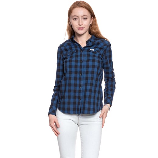 KOSZULA WRANGLER LS WESTERN SHIRT DEEP WATER W5240N6DF 112129355 Wrangler XS YouNeedit.pl