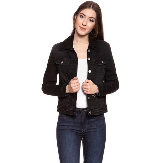 DAMSKA KURTKA JEANSOWA LEE SHERPA RIDER JACKET BLACK TYRO L54VCPJW 112112963 ze sklepu YouNeedit.pl w kategorii Kurtki damskie - zdjęcie 180290460