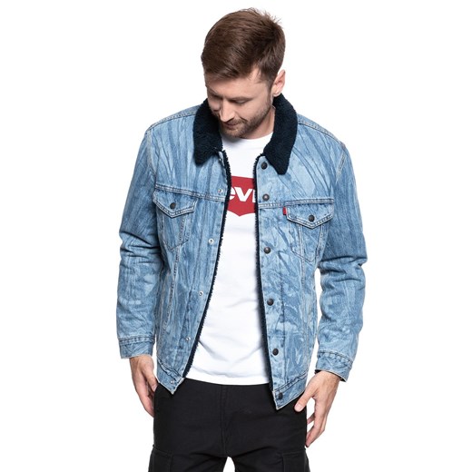 LEVI’S FRESH LEAVES JUSTIN TIMBERLAKE MĘSKA KURTKA JEANSOWA JEANS DŻINSOWA 163650098 ze sklepu YouNeedit.pl w kategorii Kurtki męskie - zdjęcie 180290471