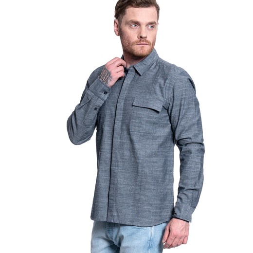 MĘSKA KOSZULA MATERIAŁOWA MUSTANG CASPER CHAMBRAY 1009903 4136 Mustang M YouNeedit.pl