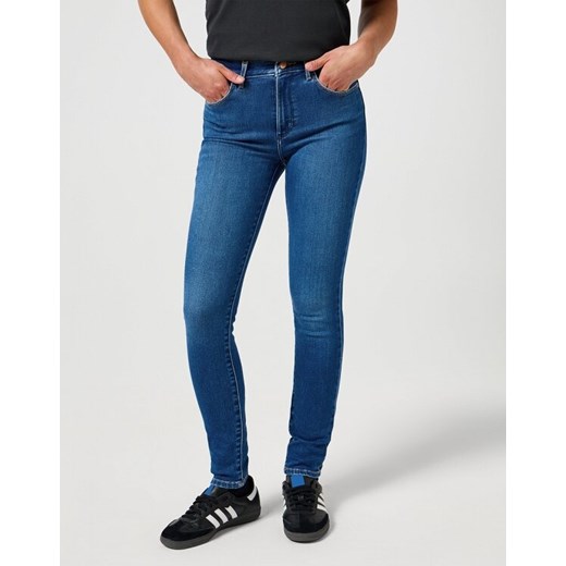 WRANGLER DAMSKIE SPODNIE JEANSOWE HIGH SKINNY AZURE SKY 112355898 W27H017440 ze sklepu YouNeedit.pl w kategorii Jeansy damskie - zdjęcie 180291150