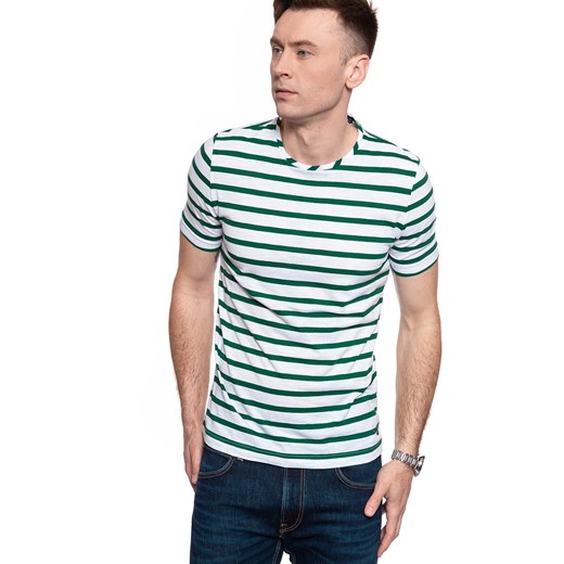 MĘSKI T-SHIRT MUSTANG ALEX C Y/D STRIPES 1009045 11572 ze sklepu YouNeedit.pl w kategorii T-shirty męskie - zdjęcie 180291162