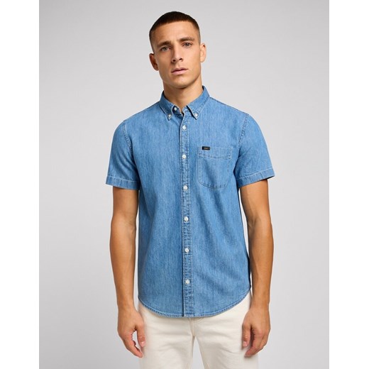 LEE BUTTON DOWN SS MĘSKA KOSZULA SHASTA BLUE 112349963 L886015637 ze sklepu YouNeedit.pl w kategorii Koszule męskie - zdjęcie 180291470