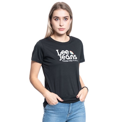 DAMSKI T-SHIRT LEE PRIDE TEE WASHED BLACK L40GWMJA 112108552 ze sklepu YouNeedit.pl w kategorii Bluzki damskie - zdjęcie 180291551