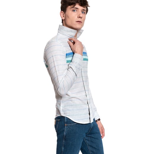 KOSZULA WRANGLER LS 1 PKT SHIRT BEIGE MELANGE W5F11SXA9 112130111 Wrangler S YouNeedit.pl