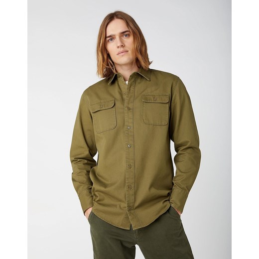 WRANGLER CASEY JONES SHIRT LONE TREE GREEN W561TMG38 112141392 ze sklepu YouNeedit.pl w kategorii Koszule męskie - zdjęcie 180291641