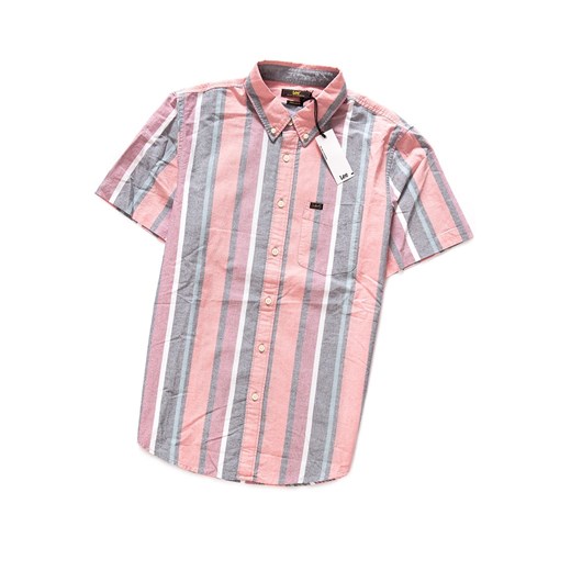 KOSZULA MĘSKA LEE BUTTON DOWN SS BURNED RED L886NULB 112123688 Lee M YouNeedit.pl