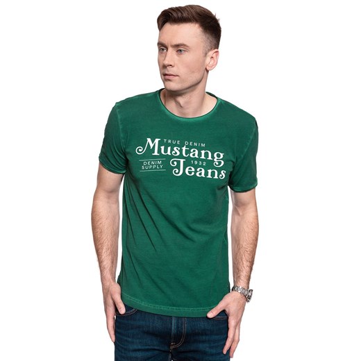 MĘSKI T-SHIRT MUSTANG ALEX C PRINT CPD 1009040 6440 ze sklepu YouNeedit.pl w kategorii T-shirty męskie - zdjęcie 180291702
