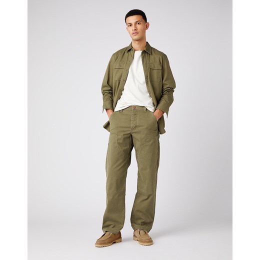 SPODNIE MĘSKIE WRANGLER CASEY UTILITY LONE TREE GREEN W1C550G38 112141233 Wrangler W32 L32 YouNeedit.pl