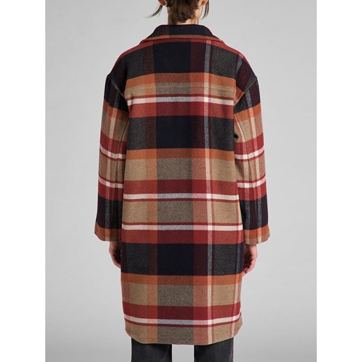 LEE WOOL COAT DAMSKIE PŁASZCZ W KRATĘ SKY CAPTAIN L57KSVHY 112113168 Lee S YouNeedit.pl